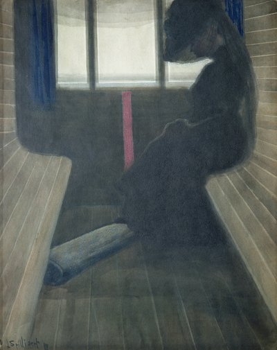 Die Frau im Zug, Die Witwe von Leon Spilliaert