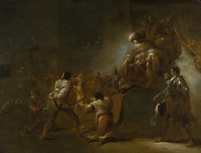 Das Urteil Salomos, 1640er von Leonard Bramer