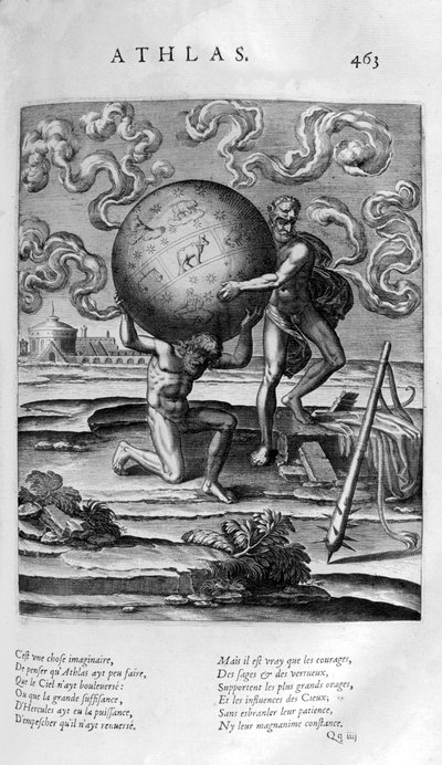 Atlas, 1615 von Leonard Gaultier