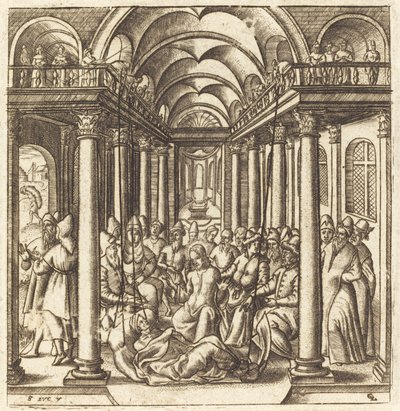 Christus heilt den Gelähmten von Leonard Gaultier