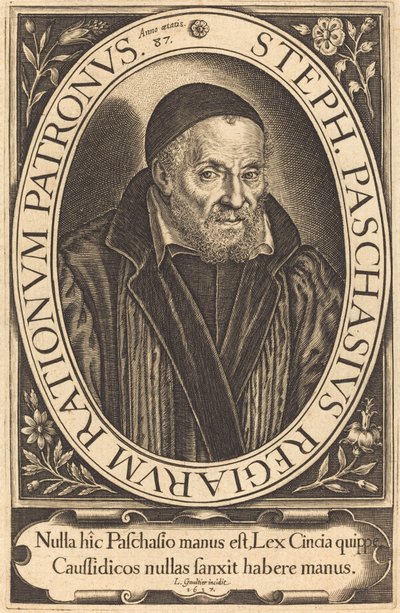 Étienne Pasquier von Leonard Gaultier