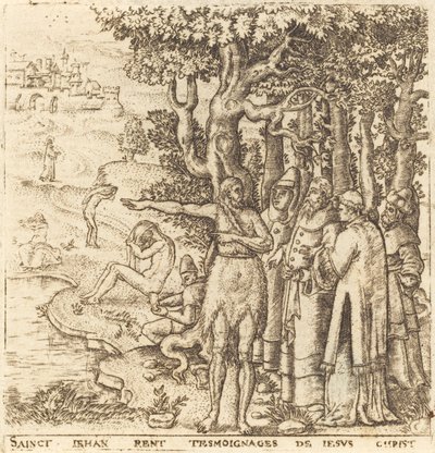 Johannes der Täufer bezeugt Christus von Leonard Gaultier