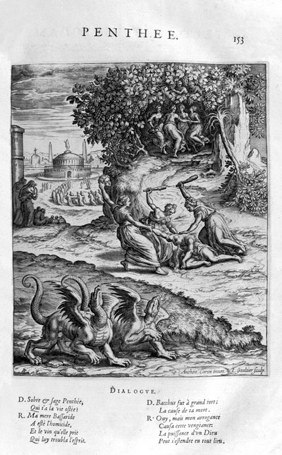 Pentheus, 1615 von Leonard Gaultier