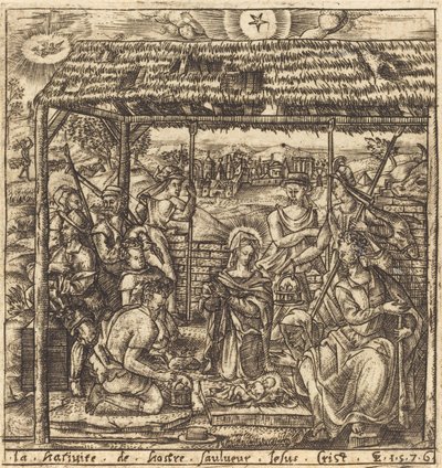 Die Anbetung der Hirten von Leonard Gaultier