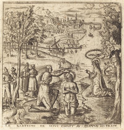 Die Taufe Christi von Leonard Gaultier