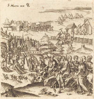 Der Einzug in Jerusalem von Leonard Gaultier