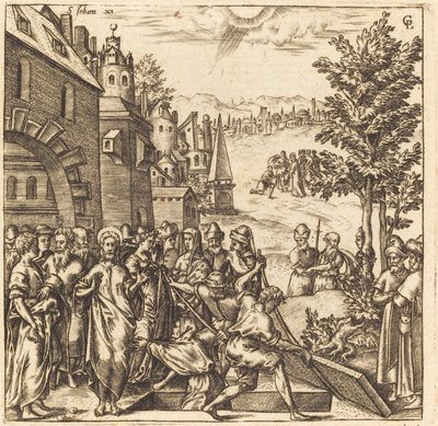 Die Auferweckung des Lazarus von Leonard Gaultier
