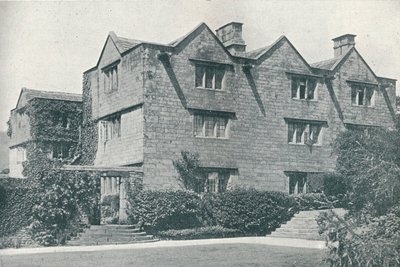 Eyam Hall, Derbyshire, um 1907 von Leonard Willoughby