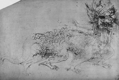 Ein Drache, ca. 1480 von Leonardo da Vinci