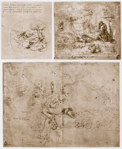 Allegorien, 15. Jahrhundert von Leonardo da Vinci