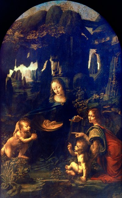 Madonna der Felsen, 1482-1486 von Leonardo da Vinci