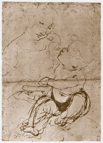 Madonna mit der Obstschale, 1480-82 von Leonardo da Vinci