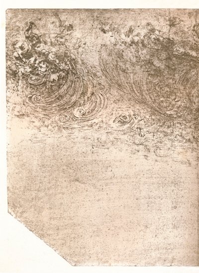 Darstellung eines Sturms, um 1472-um 1519, 1883 von Leonardo da Vinci