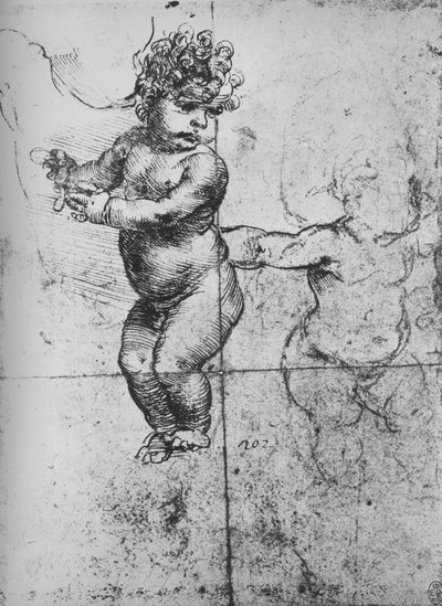 Studien von Säuglingen, ca. 1480 von Leonardo da Vinci