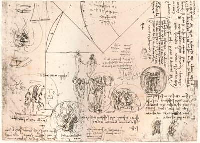 Studien von Emblemen von Leonardo da Vinci