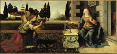 Die Verkündigung von Leonardo da Vinci