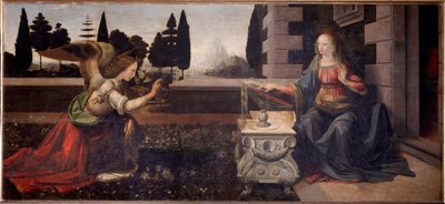 Die Verkündigung, 1472-1475 von Leonardo da Vinci