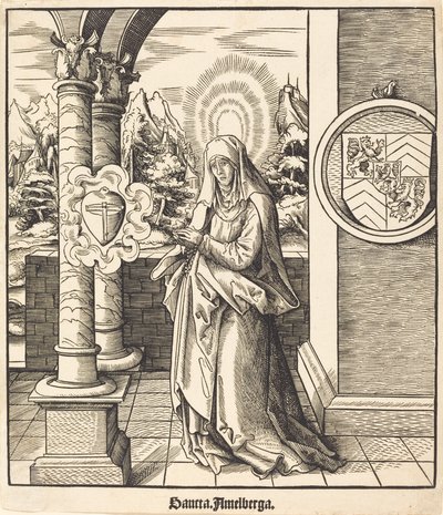Heilige Amelberga von Leonhard Beck
