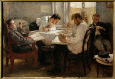 Der Abend vor dem Examen von Leonid Osipovic Pasternak