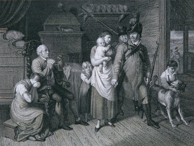 Der Abschied des Landwehrmannes von Leopold Blonder