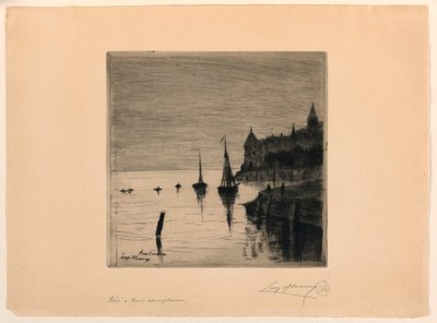Ansicht von Amsterdam von Leopold Flameng