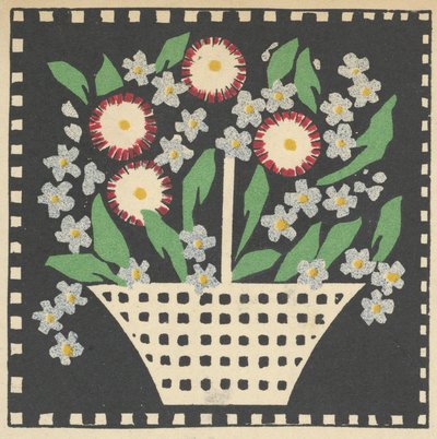 Blumenkorb von Leopoldine Kolbe