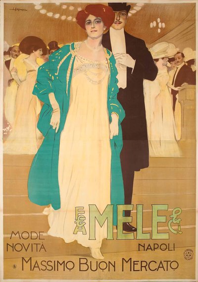 Mele Mode Novità, 1909 von Leopoldo Metlicovitz