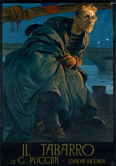 Oper Il tabarro von Giacomo Puccini von Leopoldo Metlicovitz