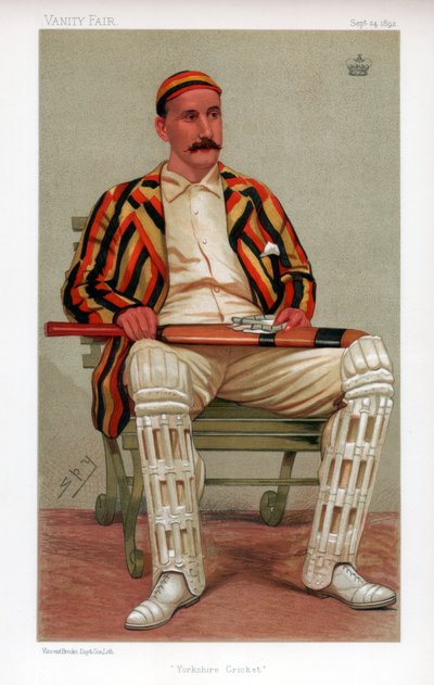 Yorkshire Cricket, 1892 von Leslie Matthew Ward