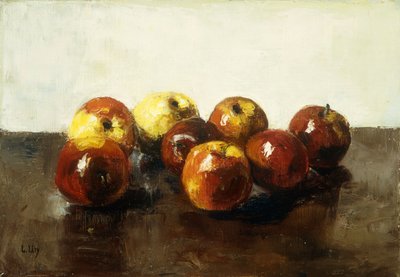 Ein Stillleben mit Äpfeln von Lesser Ury