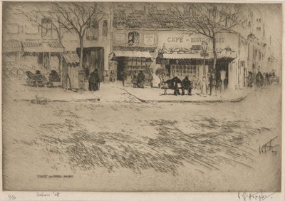 Café du Rond Point von Lester George Hornby
