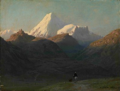 Berglandschaft, 1868 von Lev Felixovich Lagorio