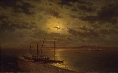 Mondnacht, 1870er Jahre von Lev Lyvovich Kamenev