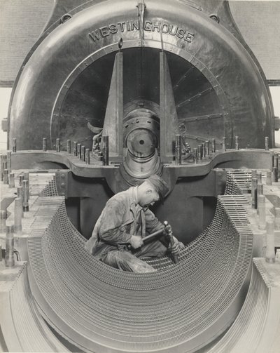 Herz der Turbine von Lewis W. Hine