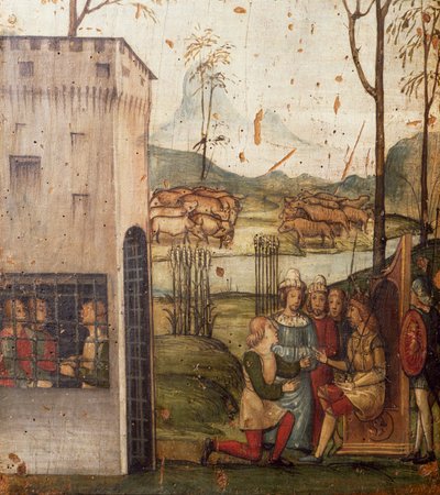 Joseph deutet die Träume des Pharaos von Unbekannt Unbekannt