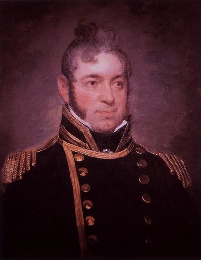 William Bainbridge (1774-1833) (Farblithografie) von Unbekannt Unbekannt