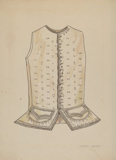 Herrenweste von Lillian Causey