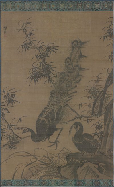 Ein Paar Pfauen von Lin Liang
