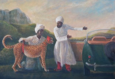 Gepard in einen Jaguar locken von Lincoln Seligman