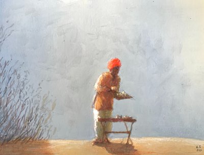 Tee in der Wüste 2 von Lincoln Seligman
