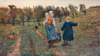 Zuhause, um 1900 von Lionel Percy Smythe