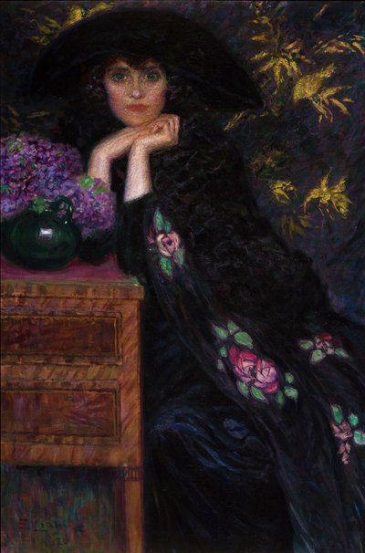 Frauengestalt Porträt von Violette von Lionne