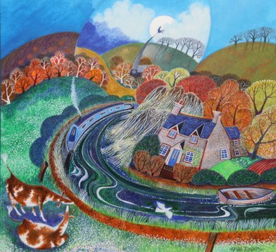 St. Catherines, Fluss Wey von Lisa Graa Jensen