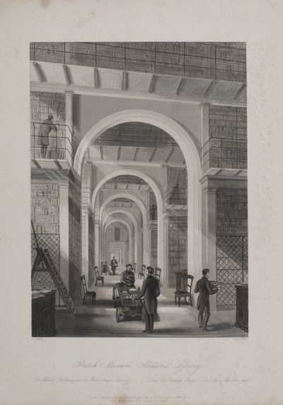 British Museum, Holborn, ca. 1850 von Llewellyn (after) Jewitt