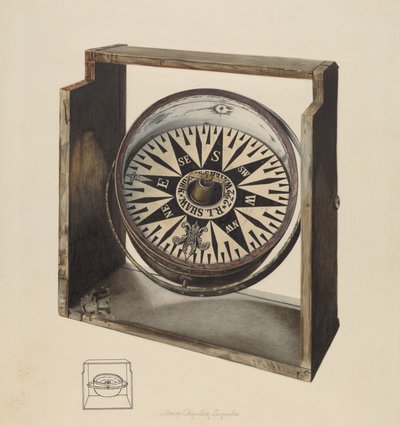 Kompass von Lloyd Charles Lemcke