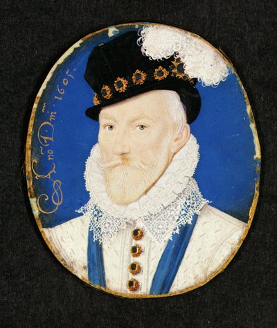 Miniatur von Lord Howard of Effingham von Lockley