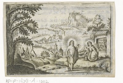 Christus erscheint Maria Magdalena von Lodewijk Joseph Fruytiers