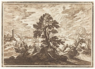 Johannes der Evangelist auf Patmos von Lodewijk Toeput