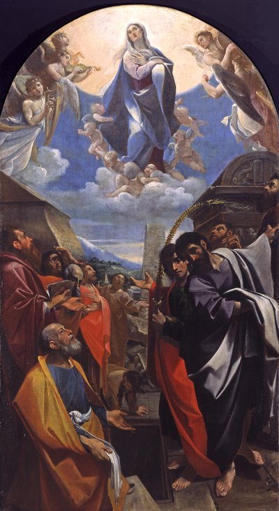 Die Himmelfahrt der Jungfrau, ca. 1586-1587 von Lodovico Carracci