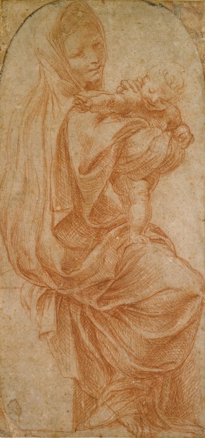 Die Jungfrau und das Kind, 1575-1619 von Lodovico Carracci